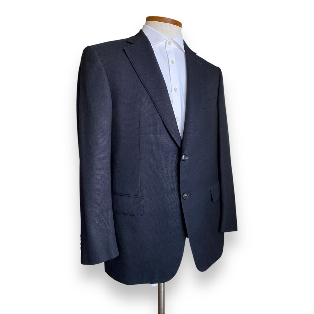 Pal Zileri Wool Blazer Sport Coat Suit Jacket Navy 
 Groom Wedding Business 52S - Picture 8 of 11